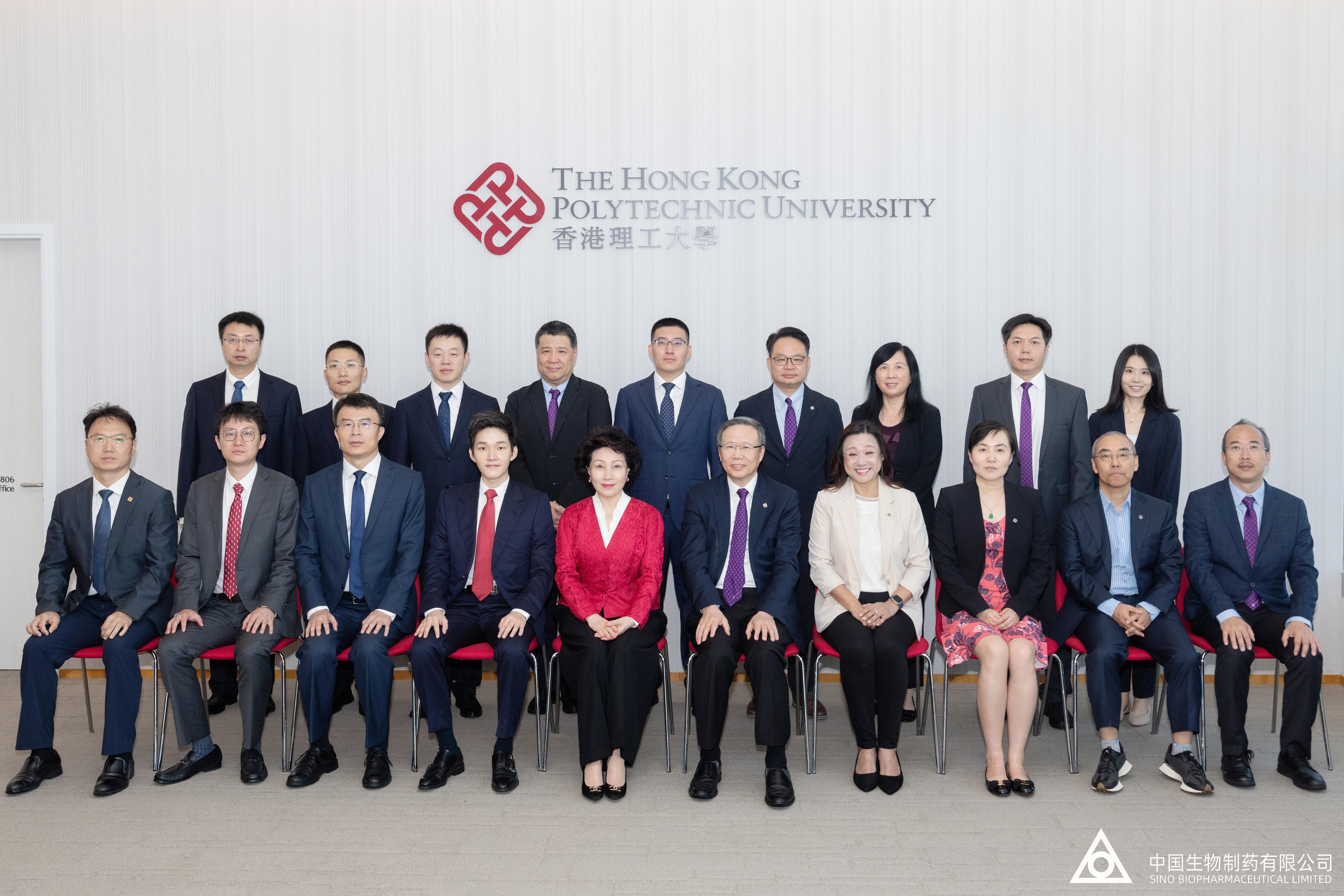 中国生物制药访问香港理工大学 擘画AI医药创新合作蓝图